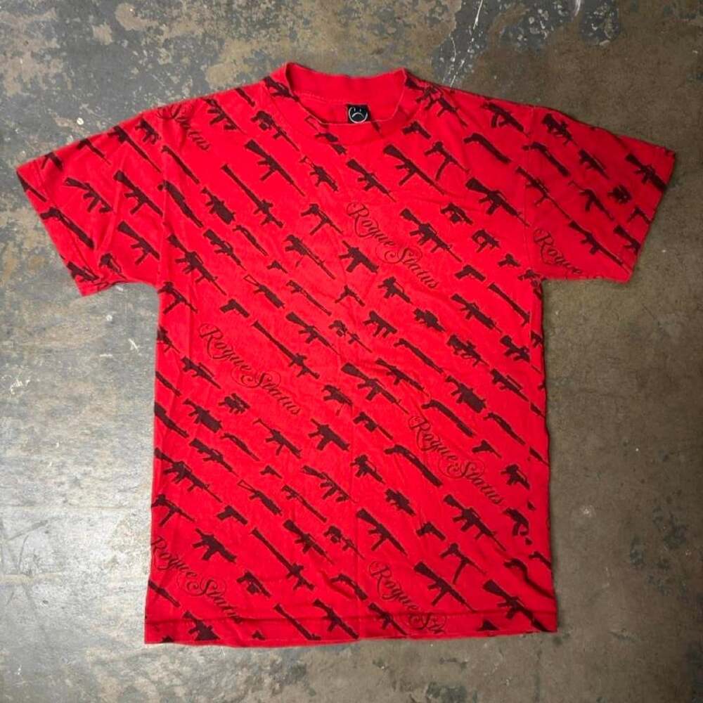 Rogue Status Gun Show T-Shirt Size S Red